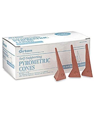 Self-Supporting Cone 06 Pyrometric Cones For Monitoring Ceramic Kiln Firings (Pkg/25)