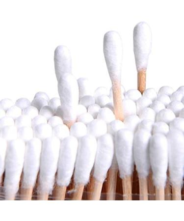 400pcs Biodegradable Bamboo Cotton Buds | Eco-Friendly Disposable Swabs for Cleaning & Makeup - Buy Online on SooperMarket.com