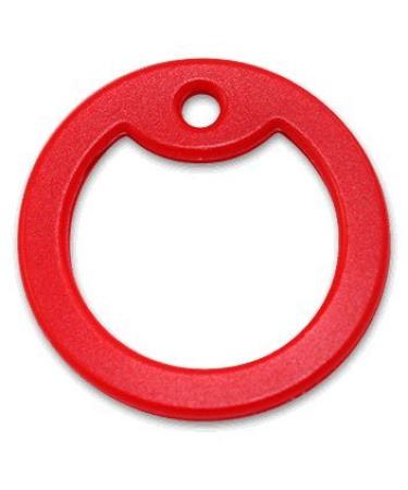 Silencer silencer for US dog tags and identification tags (red)