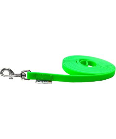 Terrified Biothane Dog Leash for Medium/Large Dogs - Neon Green 2m (No Hand Loop) 3m 5m 10m 15m - Durable Waterproof & Comfortable - Buy Online on SooperMarket.com