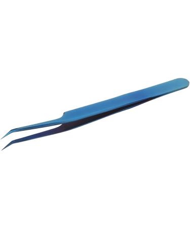 Eyelash Tweezers - Ergonomic Stainless Steel Slanted Tweezers for Nail Technicians | Ideal for Home Use - Buy Online on SooperMarket.com