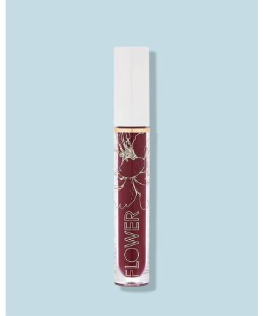 Flower Beauty Miracle Matte Liquid Lip Color - Vividly Bold & Creaseless Matte Liquid Lipstick Comfortable All Day High Impact Makeup Color (Black Cherry)