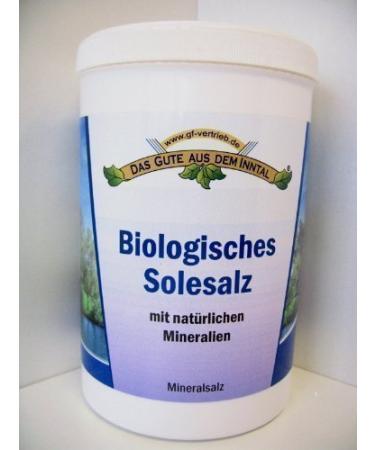 Organic brine bath salt natural 1000 g - IN