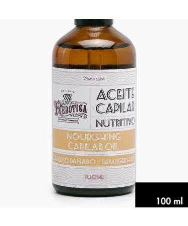 MI REBOTICA : Nourishing Hair Oil 100ml : Hair Vitamins : Hair Oil | With Castor Argan Jojoba Almond and Grape Seed | Moisturises Nourishes and Repairs the Hair Tips - Buy Online on SooperMarket.com