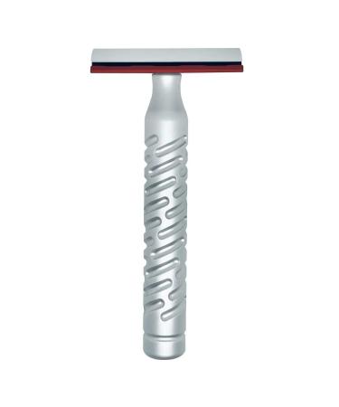 The Goodfellas' smile Styletto Sting Red safety razor silver / black 1 piece (1 pack)