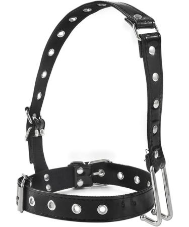 Steel Hooks Lockable Nose Gag Harness - BDSM Bondage Gear - Buy Online on SooperMarket.com
