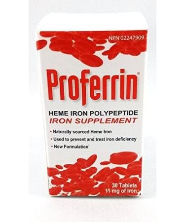 Proferrin 11mg Heme Iron 90Tablets