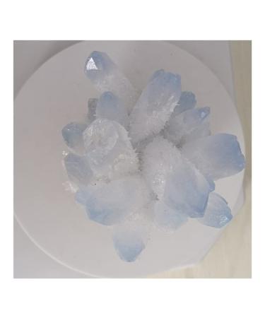 Blue Ghost Phantom Quartz Crystal Cluster Specimen kaixun (Size : 401-500g)