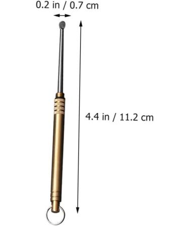 Titanium Alloy Ear Spoon Tools for Gentle Ear Cleaning - Stainless Steel Earpick for Earwax Removal - Buy Online on SooperMarket.com