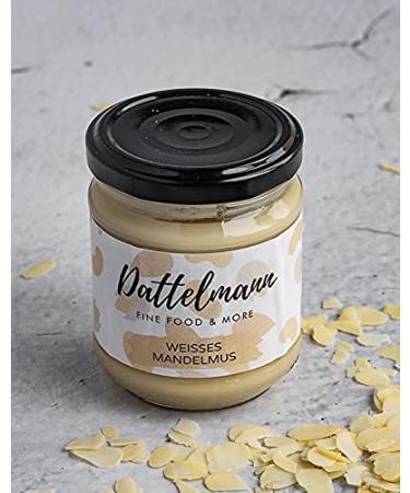 White Almondmus 180g | Sugar-Free Almond Butter | Vegan Protein Spread | Blanched Almonds | Palmyra Delights - Buy Online on SooperMarket.com