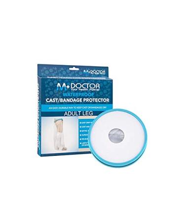 Adult Leg Cast Cover Waterproof Adult Short Leg Cast Cover for Shower Seal Tight Cast and Foot Leg Bandage Protecto