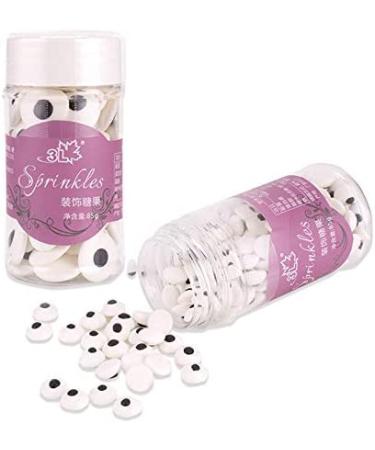 1 Bottle Candy Eyeballs Eyes Cake Cupcake Toppers Cookie Decorations Sweet Personalities Edible Candy For Christmas Cake Cupcakes Decoration(Small) - Buy Online on SooperMarket.com