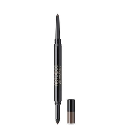 ARTDECO Brow Duo Powder & Liner - 2in1 eyebrow pencil and brow powder - 1 x 0.8 g 12 - ebony