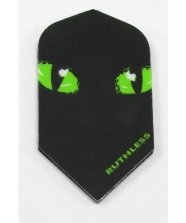 3 Sets (9 Flights) Xtra Strong (100 Micron) Ruthless Slim Cat's Eyes Dart Flights