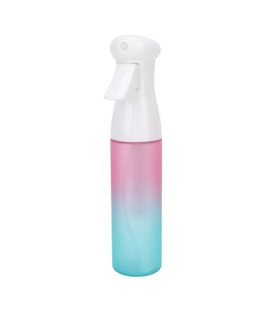 ANGGREK Spray Bottle 300ml Spray Bottle Reusable Proof Plastic Spray Bottle 360 Spray Continuous Mist Ergonomic for Hairstyling neating- Pink Green