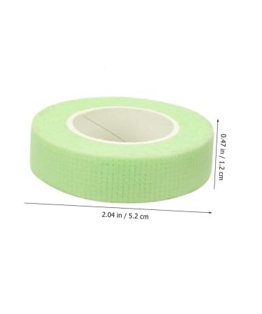 Mikinona 20 Rolls Eyelash Extension Tape - Double Eyelid Non-Woven Fabric Makeup Tape for Lifting - 5.5x1.2cm Green - Buy Online on SooperMarket.com