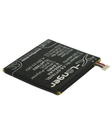 Replacement Battery Compatible with TCL P600 P606 P606T S820 Part Number: TLp018B2 1800mAh/3.8V