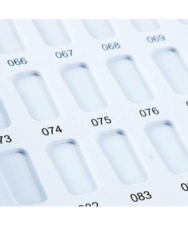 Lodokdre 216 Colors Nail Tips Display Book DIY Nail Arts Showing Tag Color Graphic Card Painting Display Board White - Buy Online on SooperMarket.com