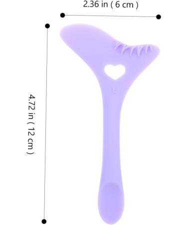Gogogmee Eyeliner Stamp Eyeshadow Applicators Postage Stamps Reusable Eyelash Stencils Multifunction Lip Line 12.00X6.00X0.50CM Purple - Buy Online on SooperMarket.com