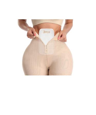 Lipo Foam Boards Flattening Abdominal Lipo Side Foam Pads AB Board Post Surgery Liposuction Tummy Tuck BBL Foams for Lipo Recovery 3 Pack White