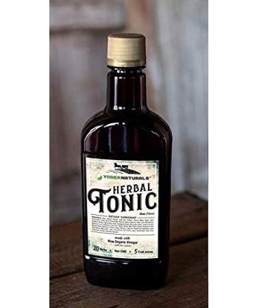 Yoder Naturals Apple Cider Vinegar Herbal Tonic 25 fl oz - Herb Infused Supplement - Buy Online on SooperMarket.com