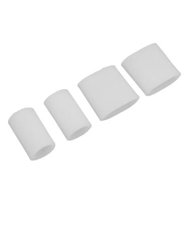 Silicone Toe Separator 8Pairs - Bunion Corrector & Pain Relief - White Toe Sleeves - Buy Online on SooperMarket.com