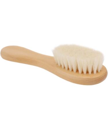 Healeved 2pcs Newborn Hair Brush & Comb Set - Wooden Infant Hairbrush for Toddler & Newborn Scalp - Includes Beard Knife and Shampoo Brush - Baby Hair Care Essential - Buy Online on SooperMarket.com
