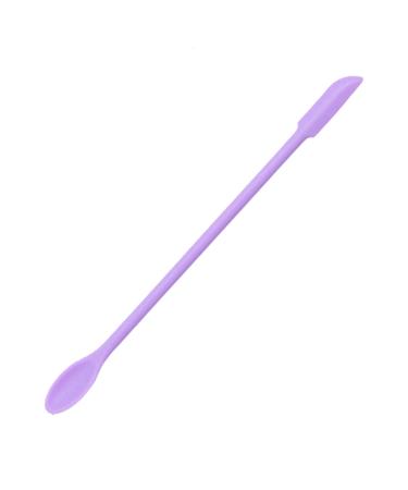 Anti-brewing stamp wax scrap silicone double-end spatula cooking utensils cosmetic needs versatile silicone double-end spatula ideal for cooking and for cosmetics violet