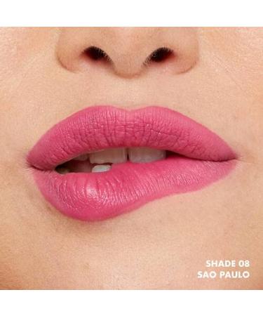 NYX Soft Matte Lip Cream - San Paulo & Bubblegum Pink | International Shipping | Plummy & Pink Shades - 0.27 fl. oz 8 ml - Buy Online on SooperMarket.com