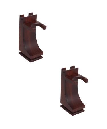 Alipis 2st stand for razor apparatus electrorasiser men's shaving brushes stand for razor shaving stand with bowl razor ranges electrical bamboo clothes bar man man