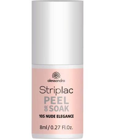 Alessandro Striplac Peel or SAK Starter Kit - Perfect Nails in 15 Minutes | LED Nail Polish Set - Velvet Red & Nude Elegance | 8ml - Buy Online on SooperMarket.com