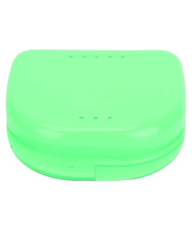 Denture Bathing Box with Ventilation Holes - Green Denture Holder Case for Orthodontic Retainers & Artificial Teeth | International Shipping - Buy Online on SooperMarket.com