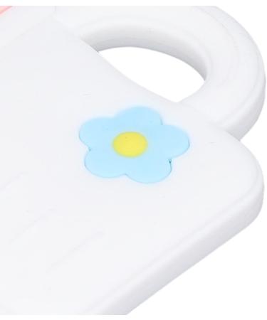 LBEC Cartoon Bottle Shaped Silicone Teether | Easy Grip Baby Bath Gift | International Shipping - Buy Online on SooperMarket.com