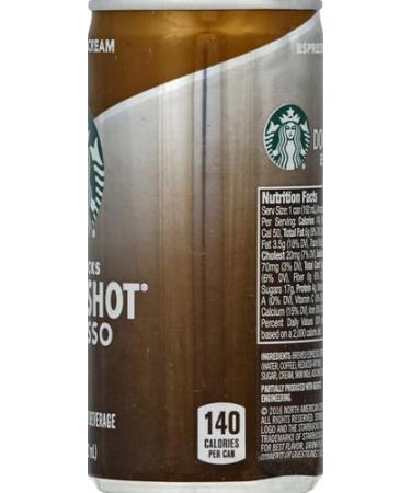Buy Starbucks Doubleshot Espresso and Cream - 6.5 Fl Oz | International Shipping Available - Buy Online on SooperMarket.com