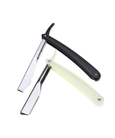 Magiclulu manual razor Savering razor razor hair razor for men Maquinilla de afeitar para hombre safe razor men razor shaver handwarting eyebrows trimmer white white 2 pcs