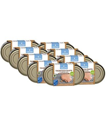 Followfish MSC Fair Trade Tuna Fillets in own juice Duopack (Pack of 9