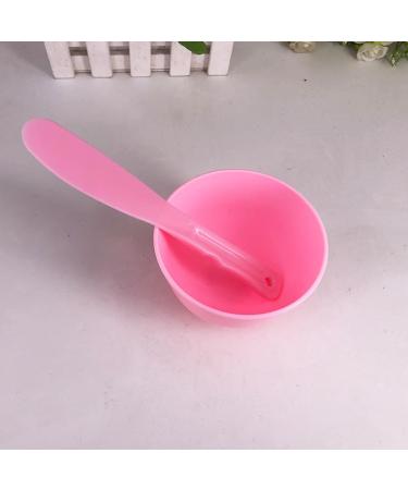 3 Sets Rubber Facial Mask Mixing Bowl with Spatula - DIY Skin Care Tool Kit for Home and Salon - Pink - Buy Online on SooperMarket.com