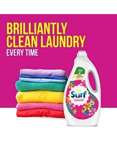 Surf Tropical Lily & Ylang Ylang Professional Biological Detergent | Fresh & Clean Washing | Long Lasting Fragrance | 5L - Buy Online on SooperMarket.com