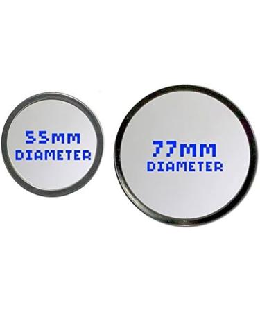 Zebra Print - 77mm Round Compact Mirror - Buy Online on SooperMarket.com