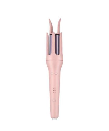 Automatic Hair Curler 32mm Barrel Automatic Curling Iron Wand with 3 Temps Auto Shut-Off for Hair Styling Pink