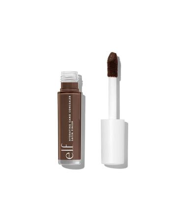 e.l.f. Hydrating Camo Concealer, Satin Finish, Conceals, Corrects & Highlights, Rich Walnut, 0.203 Fl Oz (6mL)