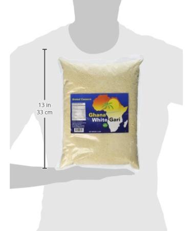 Gari (Ghana White) 4 LB (64oz) - Premium Quality Cassava Flakes - Buy Online on SooperMarket.com