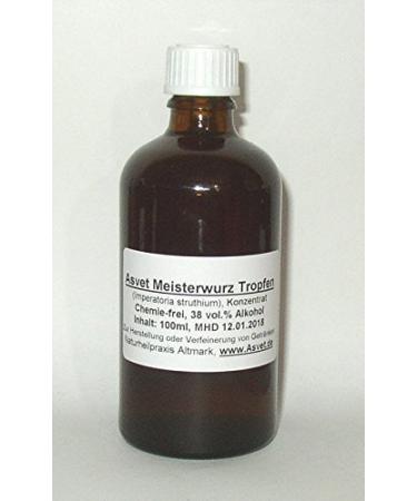 Asvet 100ml masterwort drops tincture preparation without chemicals!