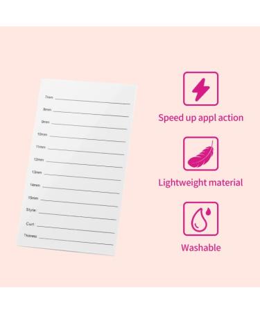 FADLASH 2 Pcs Acrylic Disposable Lash Holder for Eyelash Extensions - Hand Pallet Tile for Precise Application - Buy Online on SooperMarket.com