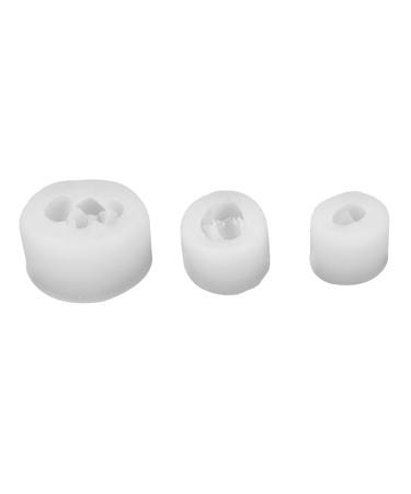 3pcs Silicone Mold Candle Molds Soap Mold Simulation Succulent Plants Molds Aromatherapy Candle Mold Handmade Soap Making Mold Scented Candle Mold Silica Gel Epoxy Abrasives Transparent 4.9X4.5X2.9CM