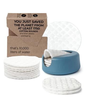 New Lastround Reusable Cotton Pads | Eco-Friendly Washable Sardmasal Pads in Blue | Made in Denmark - Buy Online on SooperMarket.com