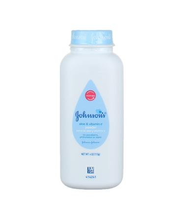 Johnson's Baby Aloe & Vitamin E Baby Powder - 4 oz (Pack of 3) | Soothing & Nourishing Formula - Buy Online on SooperMarket.com
