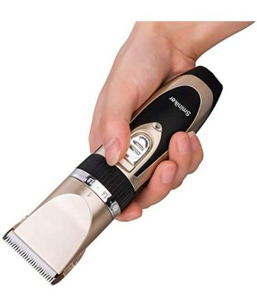 Sminiker Professional Rechargeable Cordless Pet Grooming Clippers - Perfect for Dogs, Cats, Horses - Includes Comb Guides - Pet Grooming Kit - Buy Online on SooperMarket.com