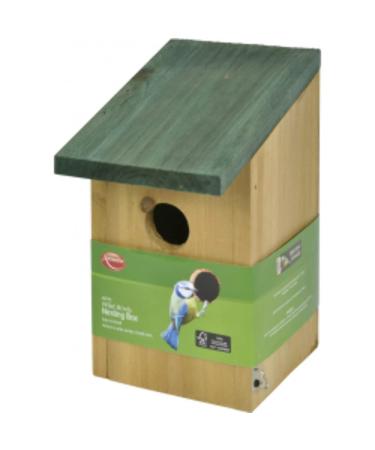 Ambassador Small Wild Bird Wooden Garden Nesting Box Bird House Wall Hanging