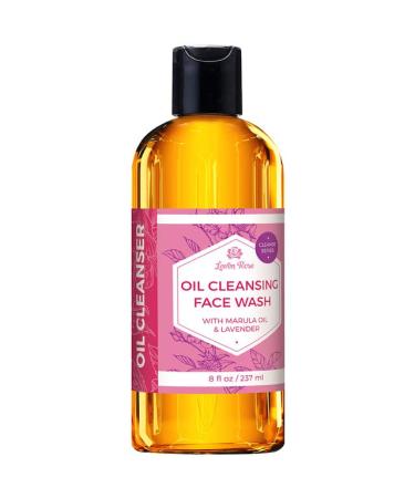 Leven Rose Cleansing Oil - 100% Natural Face Wash and Makeup Remover Oil  Gentle Korean-Inspired Cleanser for Oily Skin  8 oz Face Oil Cleanser